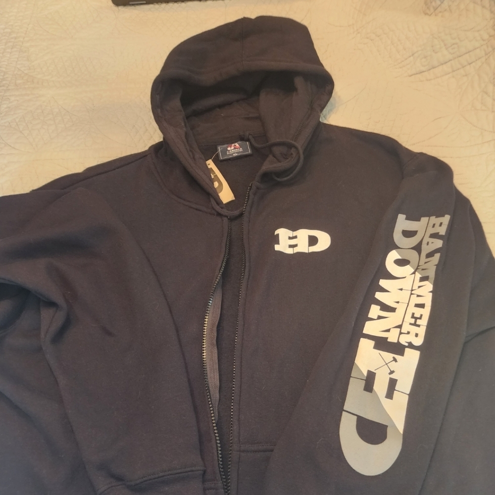 Hammer Down Hoodie full zip